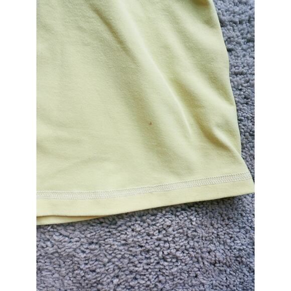 Lululemon Vintage Wrap Front Athletic Tank Top Butter Yellow 4 Tennis Sporty - Picture 5 of 7
